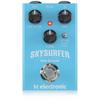 Digital Reverb Pedal Compact Size Selectable and Algorithms True Bypass SKYSURFER MINI REVERB Blue "Spring", "Plate" "Hall"