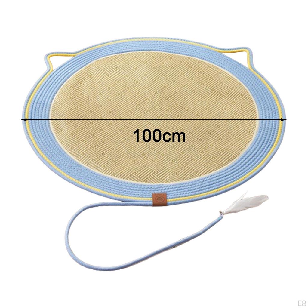 Cat Cooling Pad Mat for Dogs Cats Rattan Portable Products Comfortable Sleeping