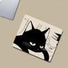 Черный черный коврик для мыши Sleepy Cat 11,4*9 дюймов офисный компьютерный коврик для мыши офис