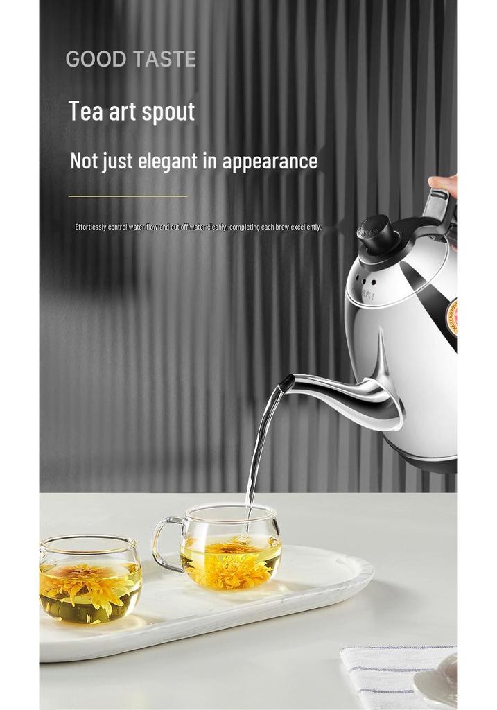 Электрический чайник Golden Stove E-400A, 1,2 л, из нержавеющей стали, чайник для чая, набор для чая