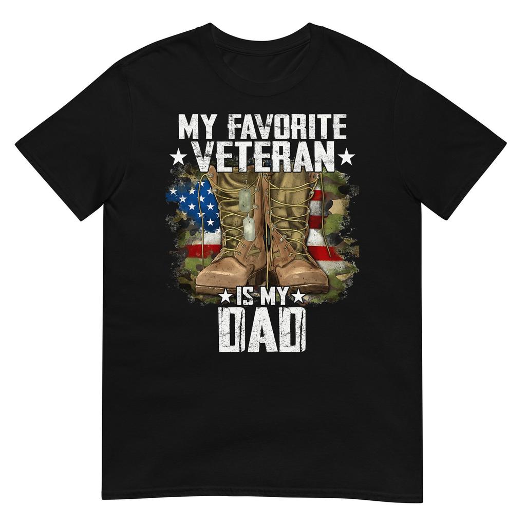 Father Veterans Day My Favorite Veteran Is My Dad For Kids Tshirt