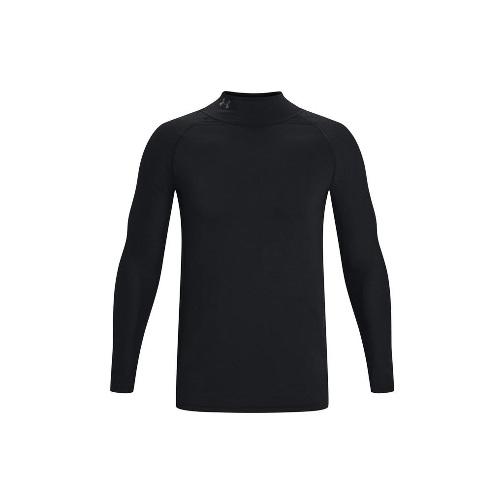 Under Armour Solid Color Logo Embroidered Fitted T-Shirt Men Tops Black 1373807-001