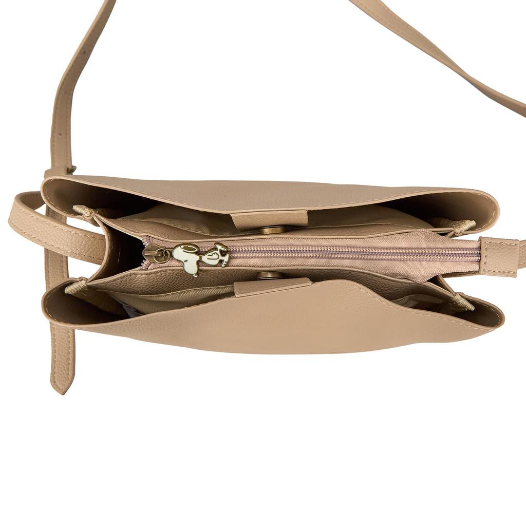 Hapitas Snoopy Shoulder Bag 6091 PN164 Beige Paint
