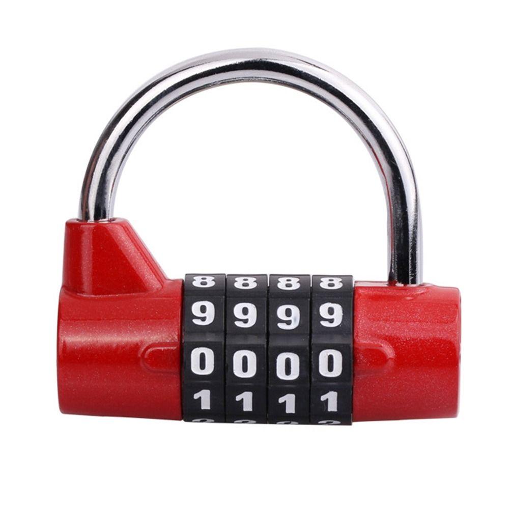Suitcase Travel Gym Safety Coded Lock Dormitory Cabinet  Lock 4 Digit Password Lock Luggage Padlock