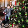 Grinch Green Fluffy Ball Ornaments: Christmas & New Year Tree Decorations, Festival Party Gifts
