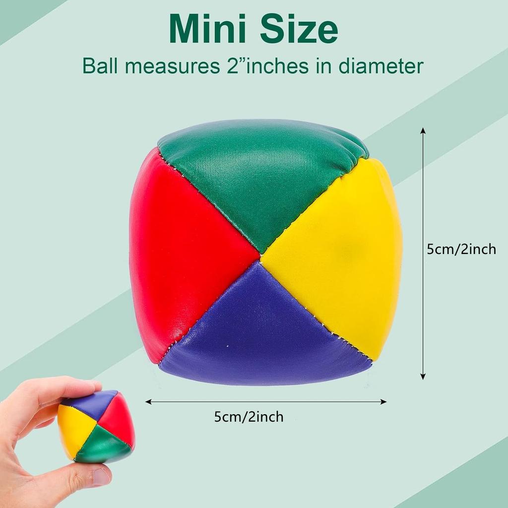 1/3/6pcs Juggling Balls For Beginners Soft Juggle Ball Kit Easy-to-handle Mini Juggling Balls Perfect For Fun And Stress Relief