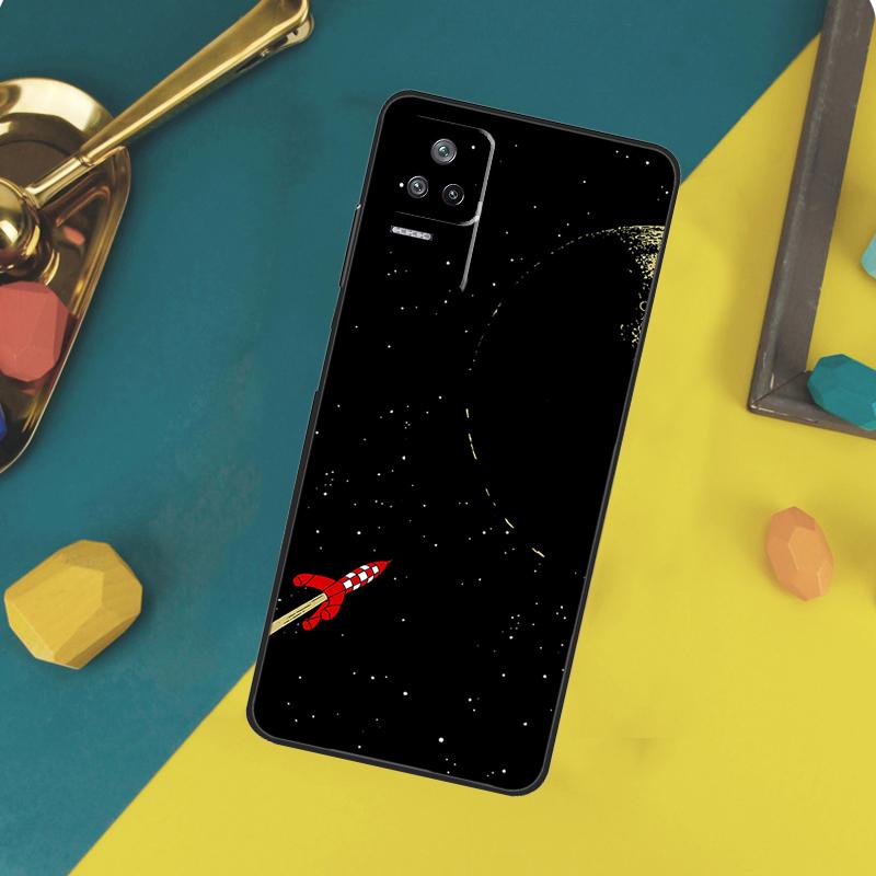 Мультяшный чехол-ракета для Xiaomi 14T 11T 12T 13T Pro 13 14 15 Ultra POCO X7 Pro X3 X5 X6 F5 F6 M6 Pro Funda