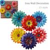 Iron Flower Fence Decorative Wall Hanging Wall Decor Crafts Garden Fence Decoration 15 Style