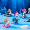 4Pcs Kawaii Reef Mermaid Doll Fish Tank Aquarium Decorations Ornaments Home Decor Cute Cake Topper Toy Gift Diy Decoration