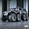 New 1/32 Alloy Diecast Model Car 8x8 ATV Metal Vehicle Car Model Sound and Light Simulation Collection Gift Children Toy