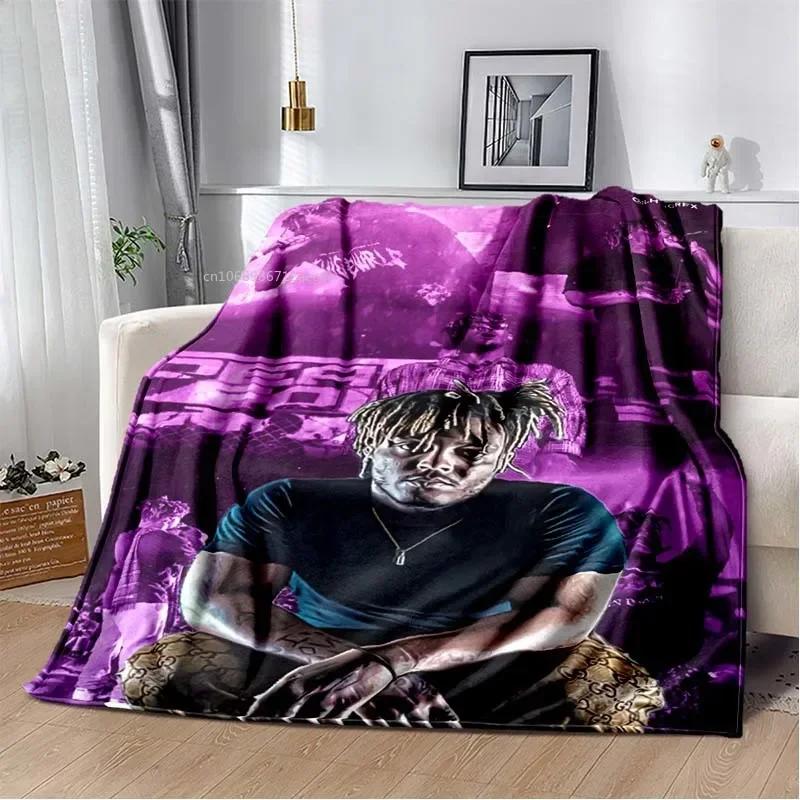 Альбом Rapper Juice Wrld 999 одеяло постер с художественным принтом фланелевое одеяло мягкое покрывало для дивана согревающий чехол подарок для меломанов