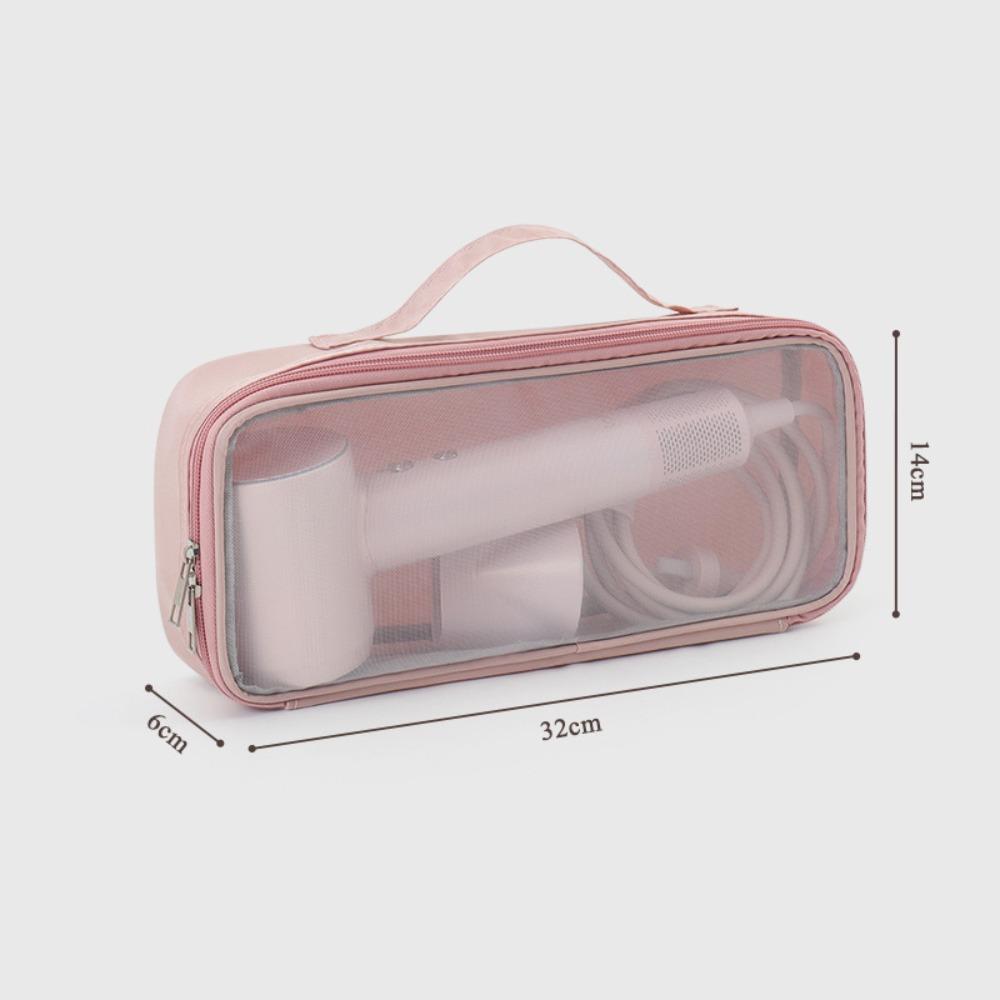 Waterproof Hair Dryer Bag Solid Color Carrying Case Portable Storage Bag  For Airwrap Styler