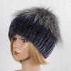 Горячая Распродажа Женские Зимние Комплекты Шапка и Шарф из Натурального Меха Кролика Рекс Теплые Настоящие Мех Чернобурки Мех Кролика Рекс Шапка Шарфы 2 Штуки