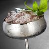 Stainless Steel Coupe Cocktail Glass
