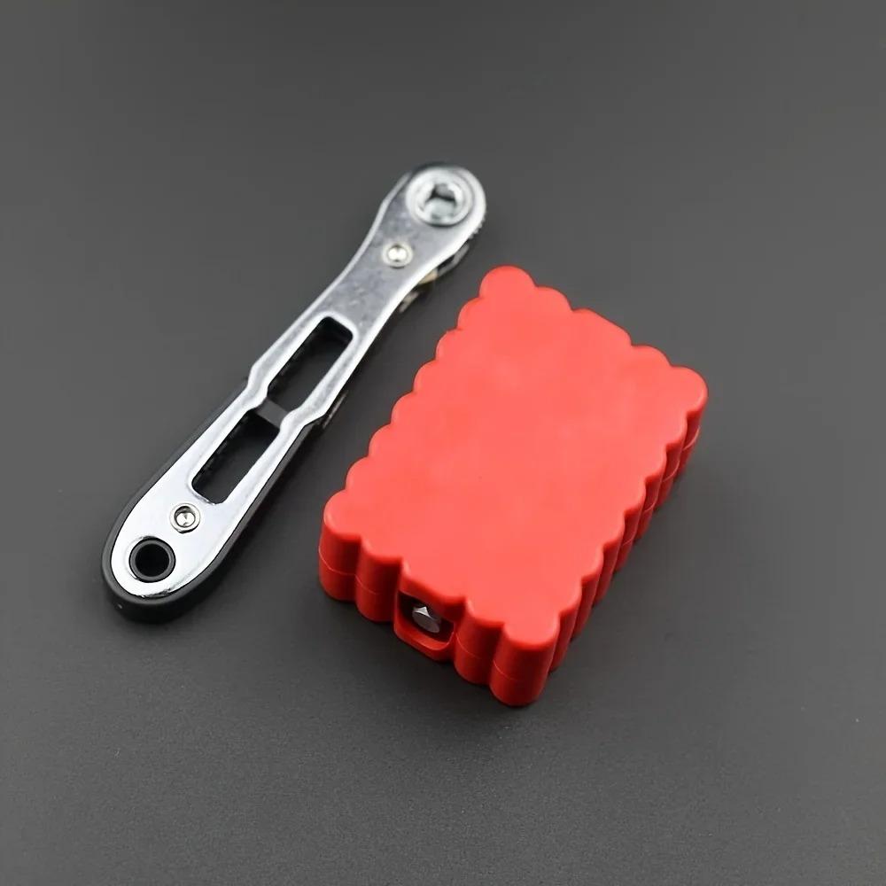 Two-way Multi-function Ratchet Screwdriver, Forward and Reverse Working Screwdriver for Tight Spaces