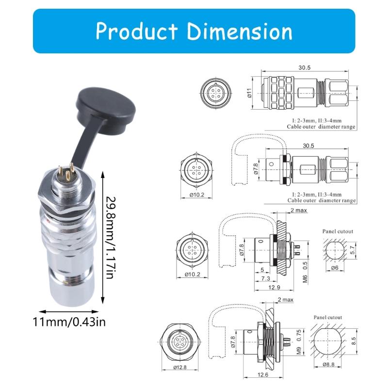 Metal SF6 Plug And Socket Pair Industrial Connectors Quick Push Pull Precise For Digital Cables