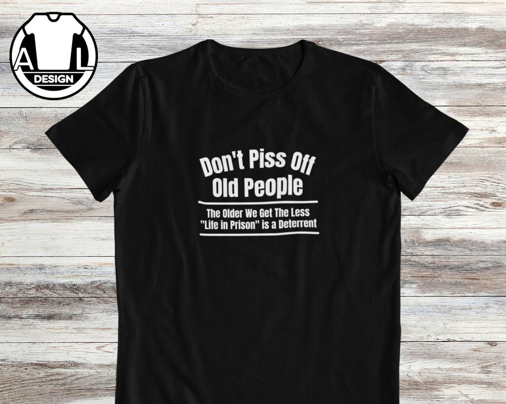 Funny Old People T-Shirt and kids T-Shirt: Sarcastic Grandpa Gift