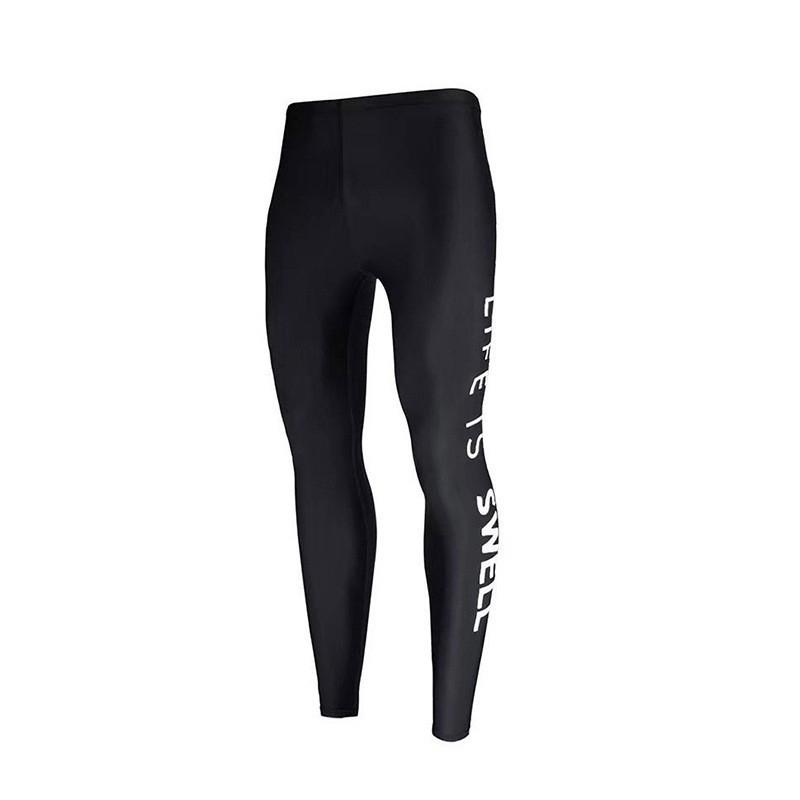 Mens Quick-Dry Rash Guard Set Long Sleeve Top Pants UV Protection Swimwear Surfing Diving Snorkeling Water Sports