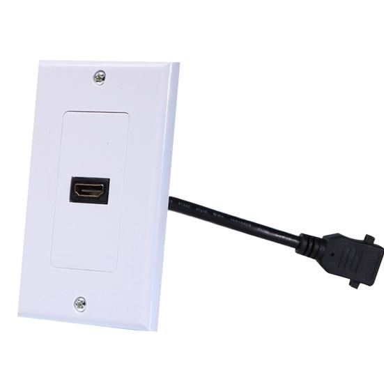 DOONJIEY Однопортовая Clarity 1080P HDMI-совместимая полноразмерная настенная розетка-лицевая панель