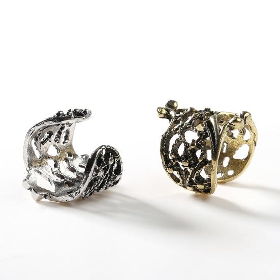 1 шт., женские ретро-панк-каффы с гравировкой, очаровательные клипсы для ушей