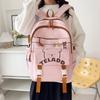 Легкий рюкзак большой вместимости, женский рюкзак в стиле колледжа с высокой ценностью, многоотдельный, милый рюкзак с мультяшным медведем