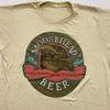 Винтажная футболка 80-х MOOSEHEAD BEER РАЗМЕР S/M мягкая тонкая алкоголь