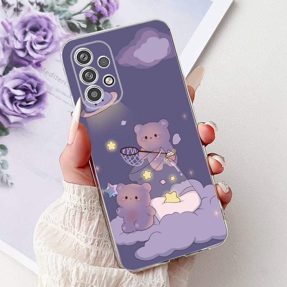 For Samsung Galaxy A23 Elegant Floral Butterfly Phone Case For Samsug A23 5G 4G SM-A235F SM-A236B Soft Silicone TPU Cases