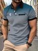 Новая мужская рубашка-поло с короткими рукавами и лацканами, модная повседневная спортивная деловая дышащая верхняя часть