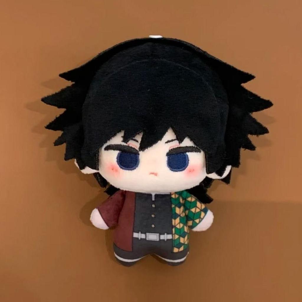 10cm Anime Demon Slayer Kimetsu No Yaiba Plush Kamado Tanjiro Agatsuma Zenitsu Hashibira Inosuke Tomioka Giyuu Pendant Doll Toys