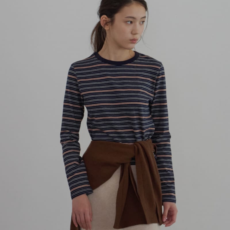 But’ton Wool Layered Shawl Muffler (4 colors)