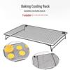 Складная решетка для выпечки, охлаждения тортов, хлеба и подставка для охлаждения ноутбука