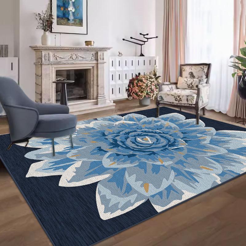 Прочный, простой в уходе ковер для гостиной и спальни, идеально подходит в качестве грязеотталкивающего прикроватного коврика.; можно стирать для удобства.