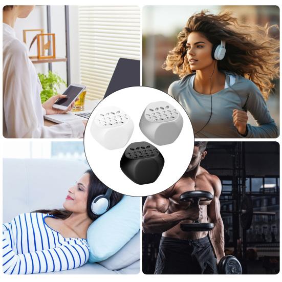 6Pcs Jaw Exerciser Silicone Jawline Shaper Food Grade No Odor Portable Face Powerful Jawline Trainer Facial Exerciser