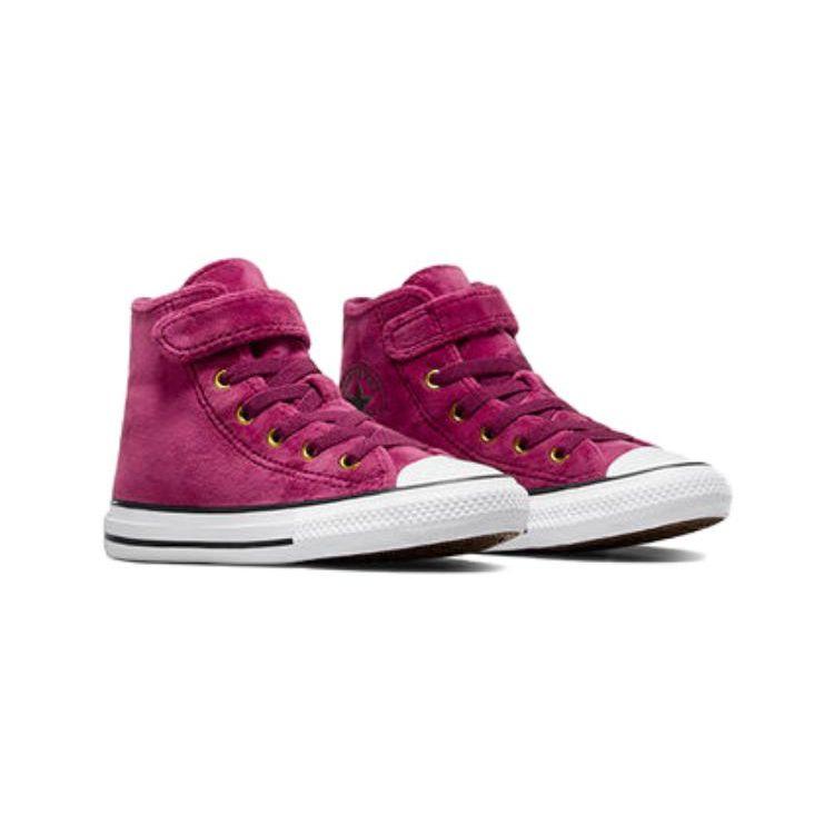 Converse Chuck Taylor All Star Round Toe Comfortable Durable High Top Kids Sneakers Kids Sneakers Purple A05449C