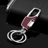 360 Degrees Leather Key Chain Rotatable Key Holder Rings Buckle Car Keyring  Christmas Gift