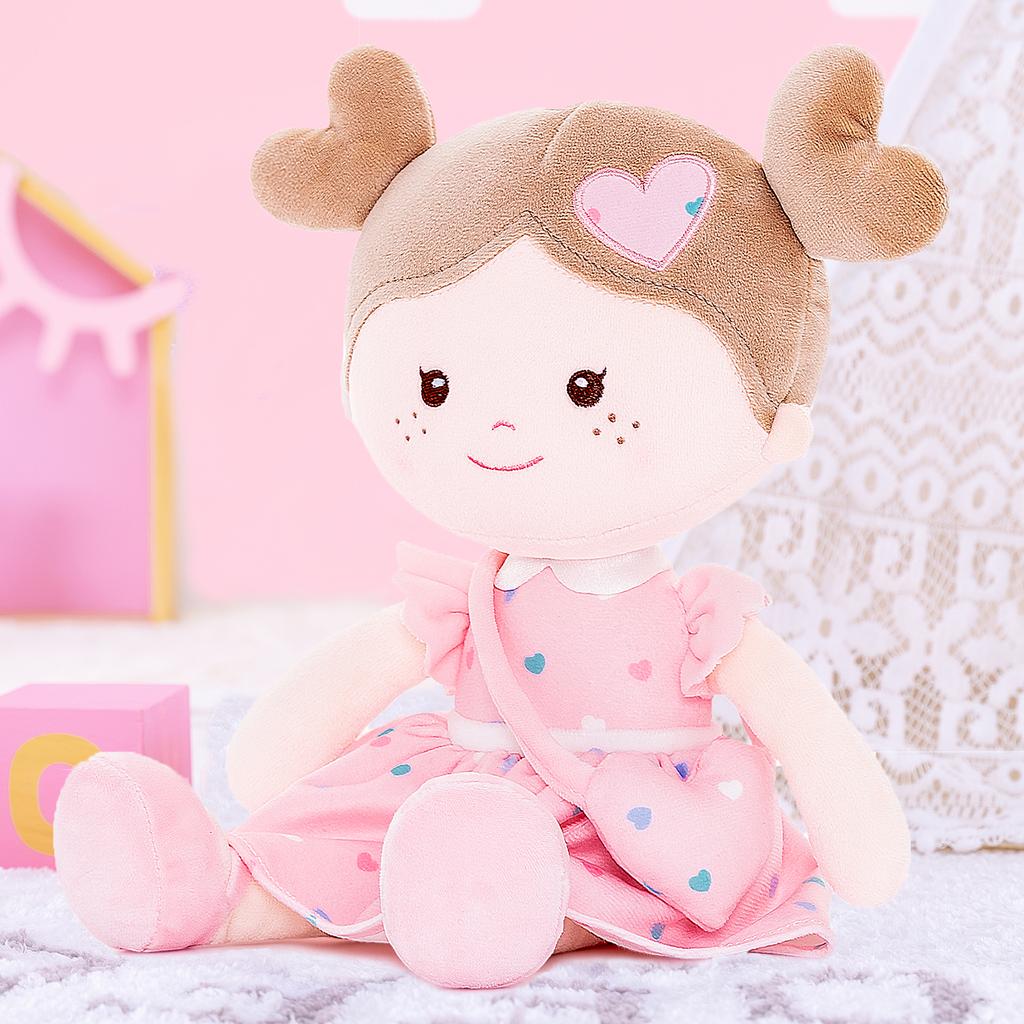 Мягкая кукла Baby Girl Gifts Milly Heart Series для первого подарка на день рождения малыша 30 см