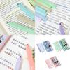 4x/Set Chisel Tip Highlighter Pen Drawing Pen Multifunctional Highlighter Markers Highlighters Set Stationery Supplies