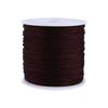 100M X 0.8mm Nylon Chinese Knot Cord Rattail Macrame Shamballa Thread String Coffee