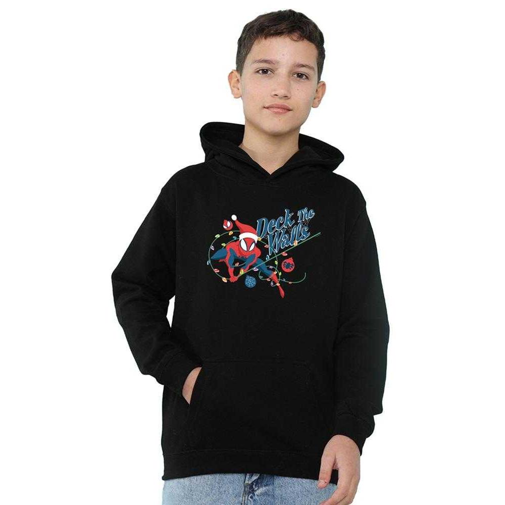 Spider-Man Childrens/Kids Deck The Walls Hoodie