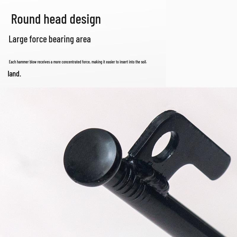 Windproof Camping Tent Peg and Rope Set