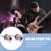 40-2pcs Metal Guitar Button Electric Bass Strap Locking Pegs Metal End Ukulele Buckle Lock Pins Parts Guitar Accessories Multi C