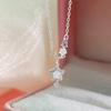 Sparkling Diamond Star Necklace for Girls' Cool and Versatile Style, Small and Popular Design Sense Collar Chain