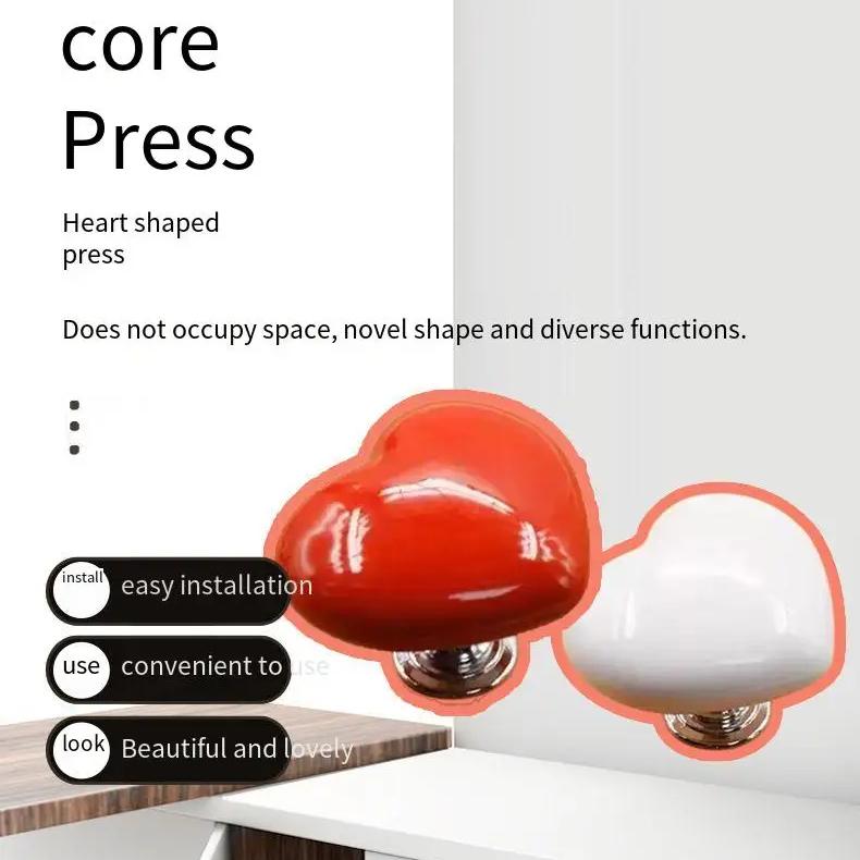 Кнопка слива воды в форме сердца, кнопка слива воды в форме сердца, кнопка слива воды в форме сердца, декор для ванной комнаты