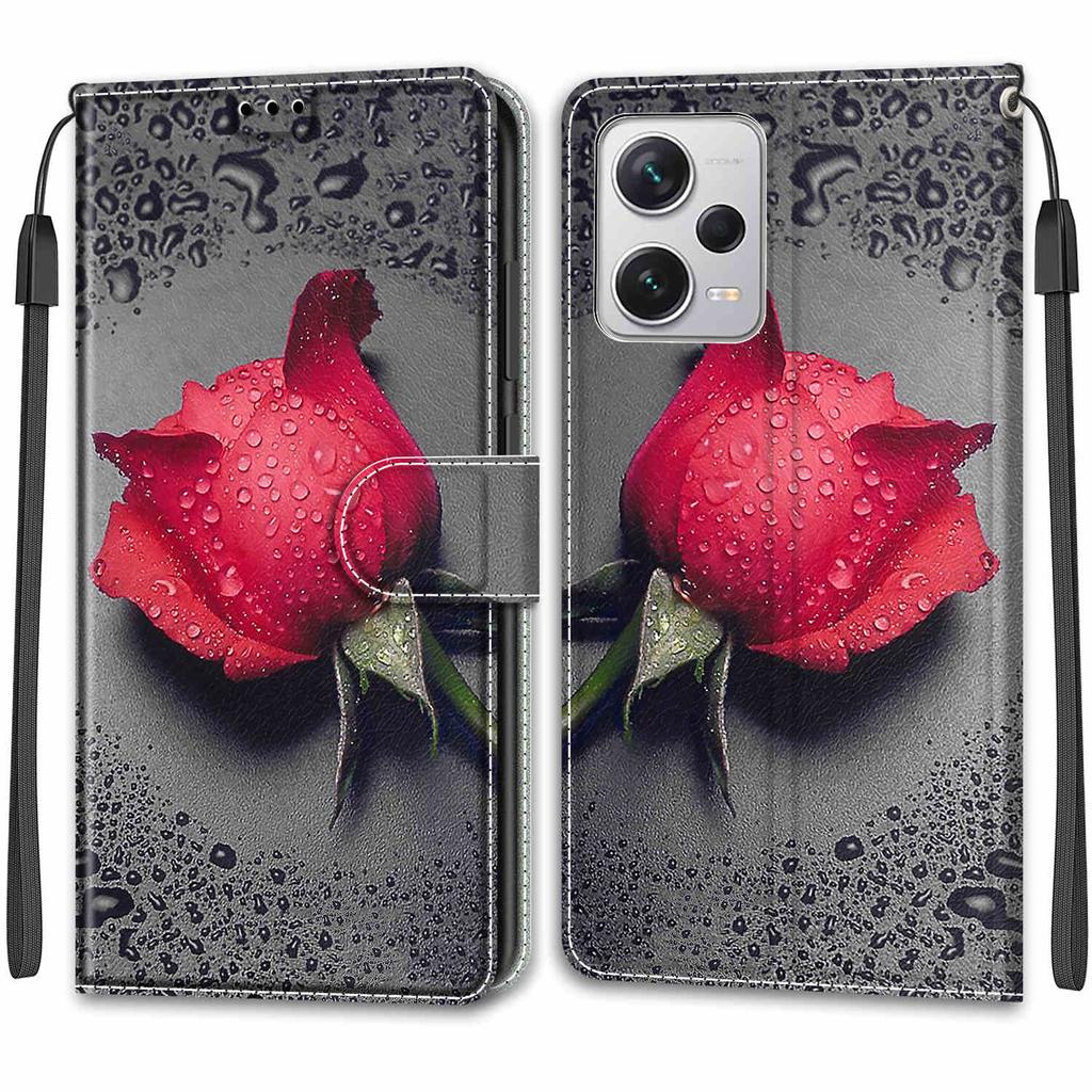 Роскошный окрашенный кожаный чехол для Redmi Note12 Note11 Note10 Note9 Note8T Защитный чехол-книжка для Redmi 10C K40S 9A 9C 10A 6A 7A Redmi10