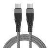Кабель USB C - USB C Кабель для быстрой зарядки PD 60 Вт Кабель для зарядки USB C Кабель USB Type C Нейлоновый оплетенный кабель для зарядки
