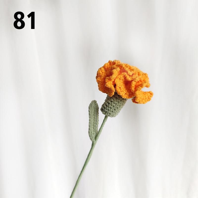 Подарок на День Учителя Подсолнух Вязаный Цветок Вязаный Цветок Ручной Работы Букет Домашний