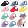 Adjustable Pet Baseball Hat Ear Holes Pet Sun Cap Fashion Pet Visor Hat