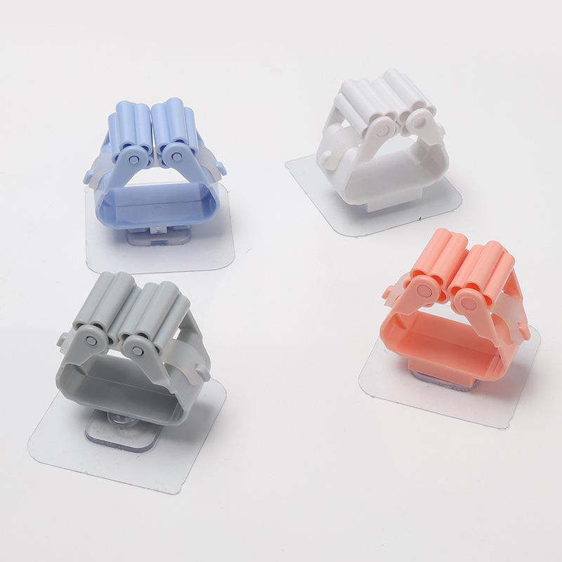 Бесследный настенный держатель для швабры и веника без гвоздей