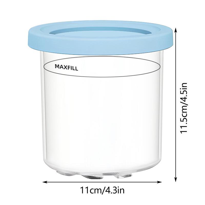 Пинты мороженого Стаканчики Контейнеры для мороженого с крышками Для пинт Creami Для мороженицы Nc301 Nc300 Nc299Amz