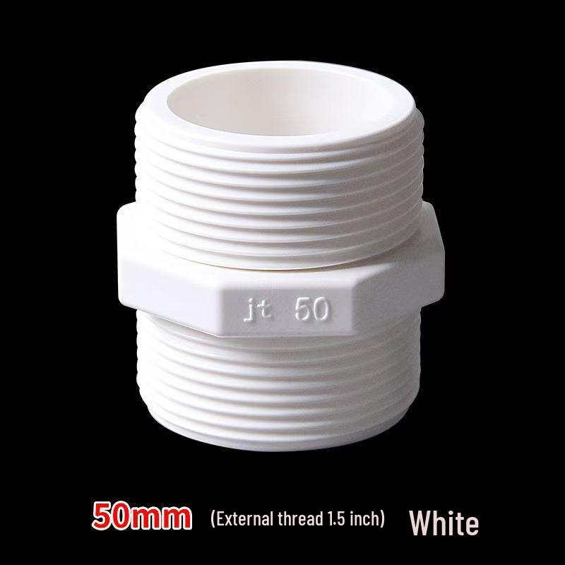 ПВХ Двойной резьбовой соединитель для водопроводной трубы (4, 20, 6, 25, 32 очка)